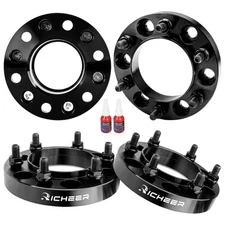 Richeer 1 inch 6x5.5 Hub Centric Wheel Spacers with for Tacoma 4Runner Tundra...