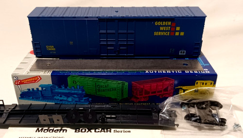 Coche de caja High Cube #136062 escala HO ROUNDHOUSE 1767 GOLDEN WEST 50' ¡Nuevo kit!!! | Zustand: New