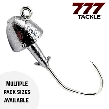 Bullet Nose Bass Fishing Jig Victory V Loc Hook UnPainted 50 or 100 Pack New