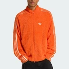 Adidas Original Mens FAUX MOHAIR CLASSIC TRACKTOP JACKET KR5144 ORANGE ASIAN FIT