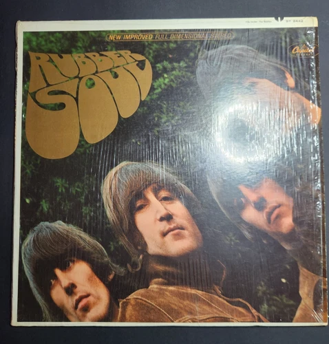 1965 THE BEATLES *B* VINYL LP RUBBER SOUL SHRINK APPLE ST-2442 WINCHESTER *VG++*
