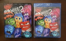Disney Pixar Inside Out 2 Blu ray  DVD With Slipcover