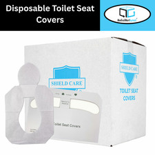 Toilet Seat Covers 14" x 17" Disposable Paper Half-Fold 5000 Pack
