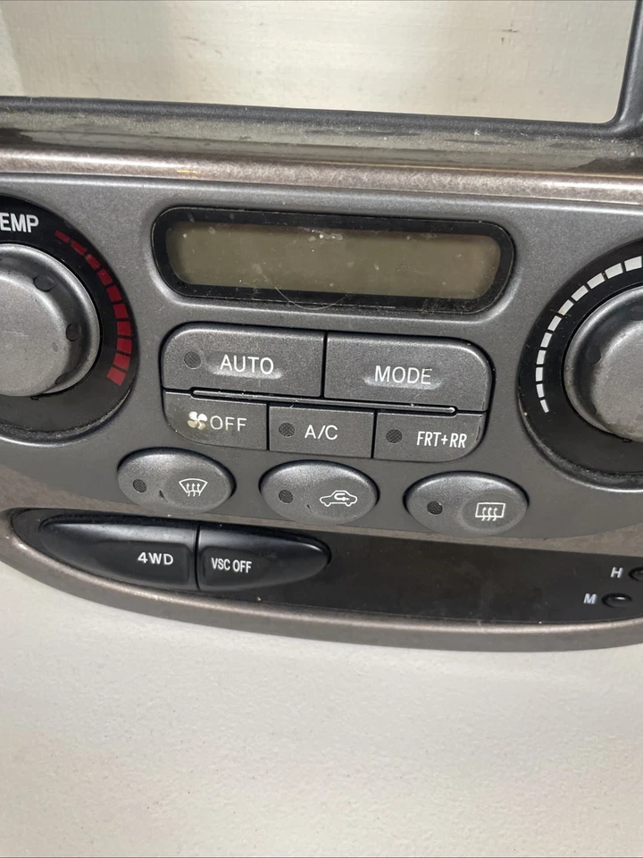 2001-2004 Toyota Sequoia 4WD 4x4 Climate Control HVAC Radio Bezel OEM - Image 4 of 4