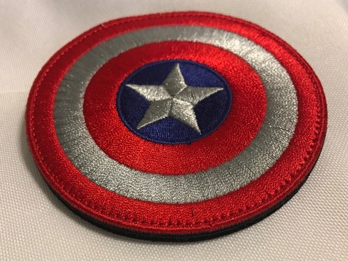 "Parche gancho/Lp bordado Superhero American Shield 3""" - Imagen 4 de 7