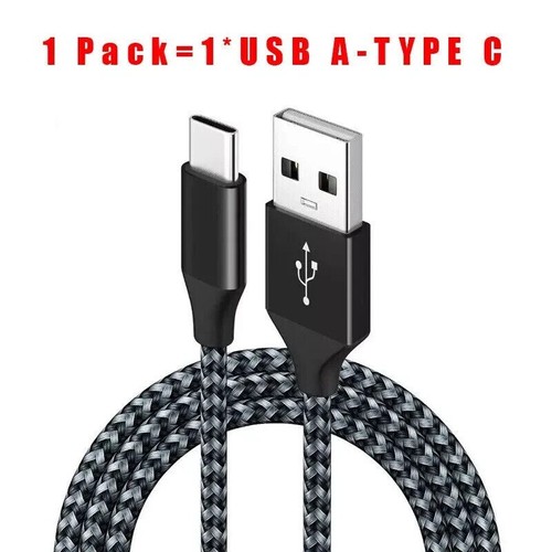 1/3 Pack 1/3/6/10Ft USB to Type-C Cable Fast Charger Charging Data Sync Cord LOT - Picture 105 of 110