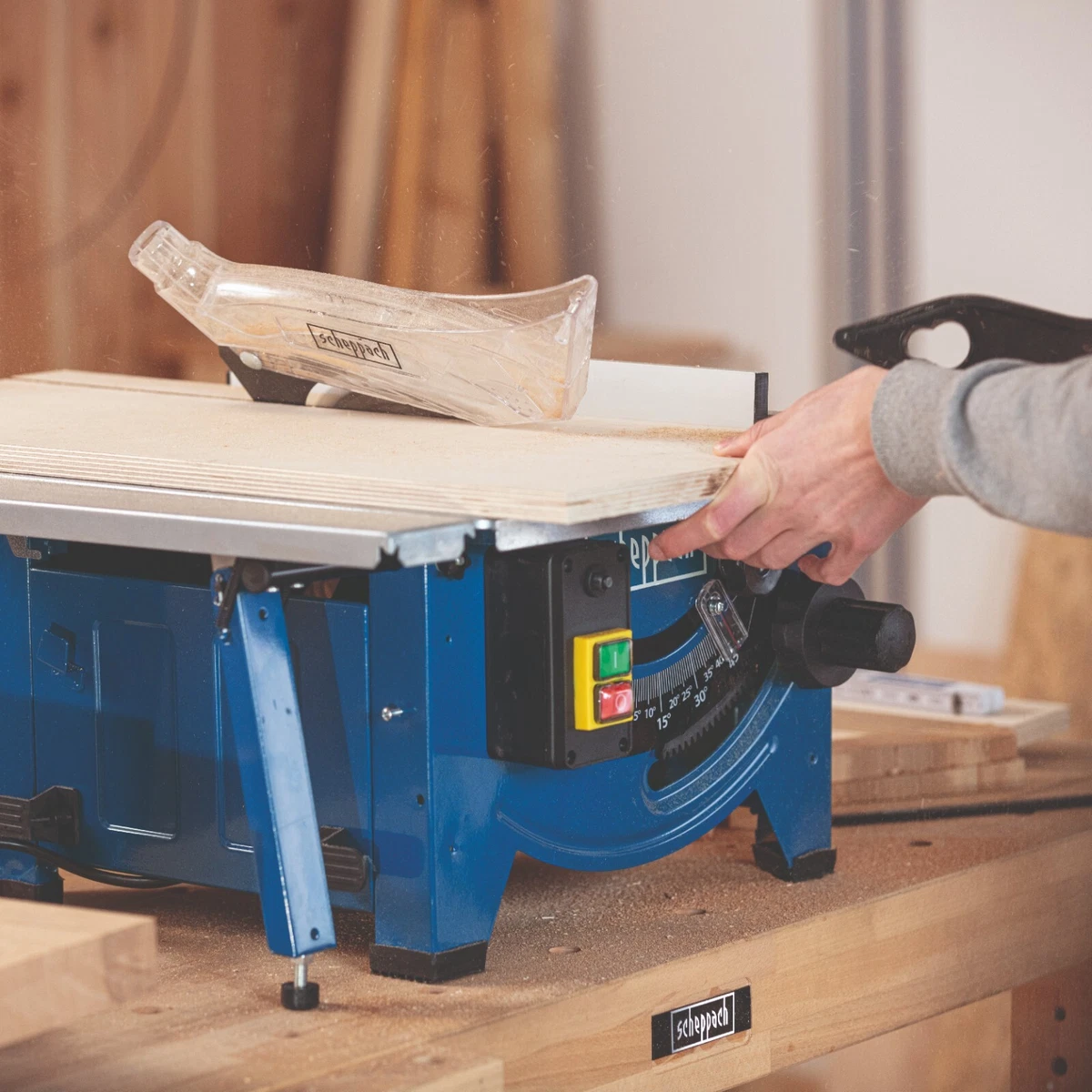Scheppach HS80 210mm Electric Tilt Arbor Table Saw 240v 1200 Watt