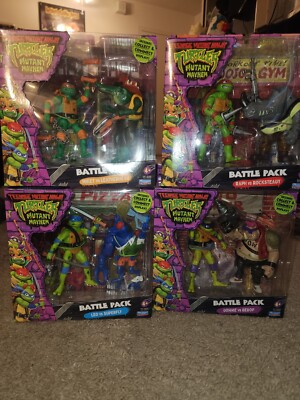 特撮 Teenage Mutant Ninja Turtles Battle Pack Teenage Mutant Ninja Turtles Playmates Mutant Mayhem Leo vs