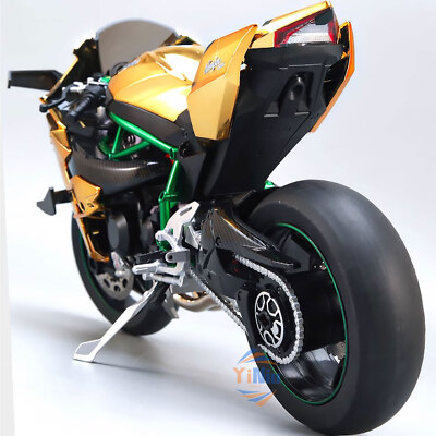 1:6 Kawasaki H2R Alloy Model Key Start Smoke Injection