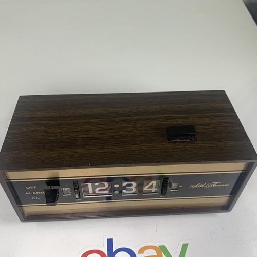 VTG Seth Thomas #826 Speed Read Model 8021 Alarm Clock RARE Version -for Restore - Afbeelding 10 van 18