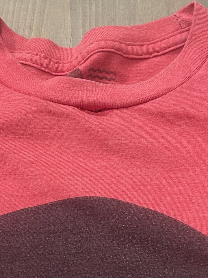 Camiseta de Mezcla de Algodón con Gráfico Rojo Claro de Manga Corta para Niños O'NEILL para Niños Talla: M Foto 4 de 4