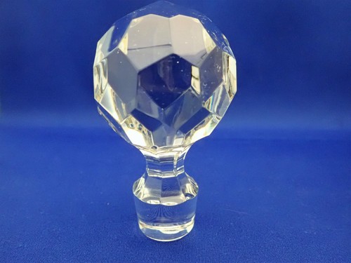 Vintage Wedgwood Crystal Fan & Dot Cut Decanter WWC5 Pattern Scarce Signed - Picture 5 of 7