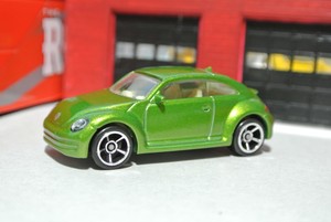 Lime Green Hot Wheels VW Beetle Bug 1:64 Loose