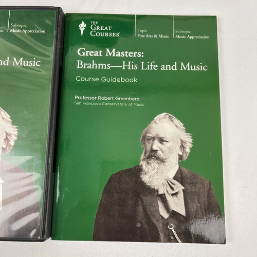 The Great Courses DVDs & Guidebook GREAT MASTERS: BRAHMS - HIS LIFE & MUSIC - Picture 3 of 5