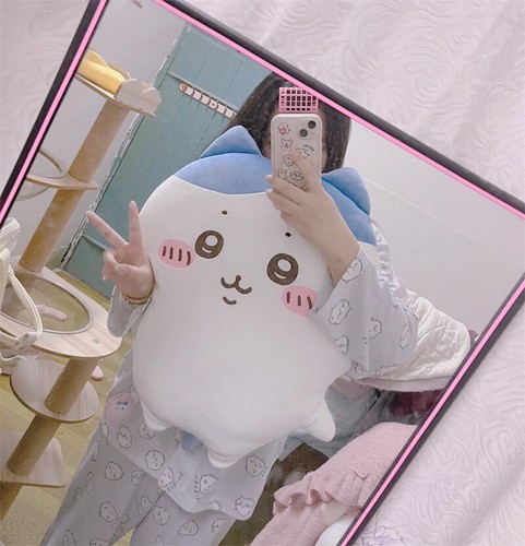 Cartoon Chiikawa Hachiware Usagi Plush Doll Stuffed Toy Pillow 35/45/60/80cm - Picture 23 of 26