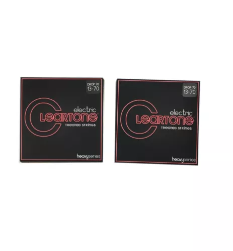 Cleartone Guitar Strings Electric 2 Sets Monster Drop C 13-70 Super long life