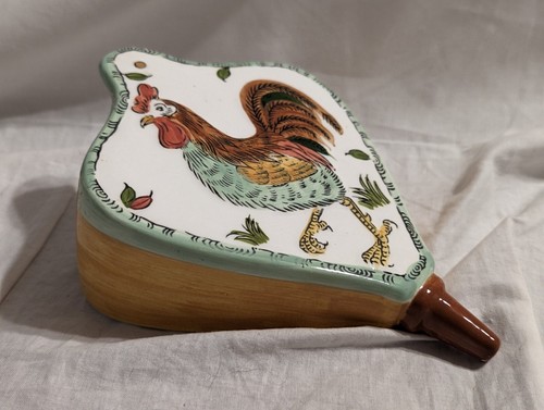 Lefton's Wall Pocket planters Rooster Japan 3D Bellow Shaped farm chic decor - Bild 5 von 10
