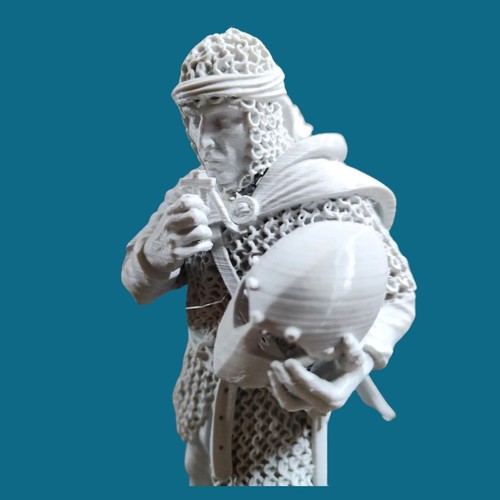 Knight 2 Templar Praying 1:9 scale DIY model kits - 第 5/13 張圖片