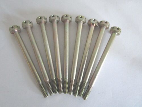 AN73A25 Hex Bolt 10-24 x 2-21/32" Drilled Head Steel Alt MS20074-03-25- Lot of 9 - Picture 2 of 3