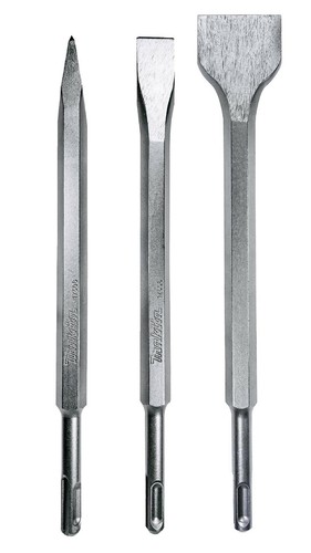 Makita 3 Piece - SDS-Plus Chisel & Bull Point Bit Set For SDS+ Rotary Hammers - Picture 3 of 9