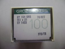 50 SIZE 70/027 GROZ-BECKERT UY154 GHS 151X21 SY1433 SEWING MACHINE NEEDLES A500