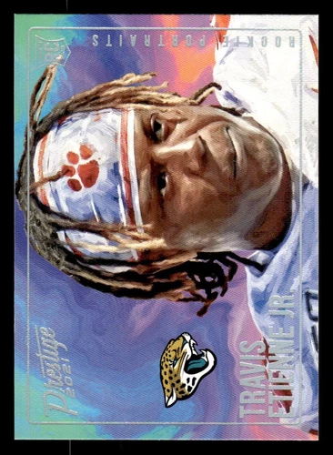 2021 PANINI PRESTIGE TRAVIS ETIENNE JR. RP-22 MINT ROOKIE PORTRAITS JAGUARS