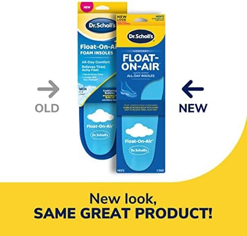 Dr Scholls Float On Air Comfort Insoles for Men Shoe Sizes 8 to 14 Blue - Picture 2 of 6
