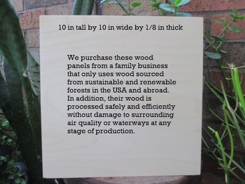 Jimi Hendrix Quote Painting on 10 x 10 x 1/4" wood panel, Power Of Love, Peace - Picture 3 of 5