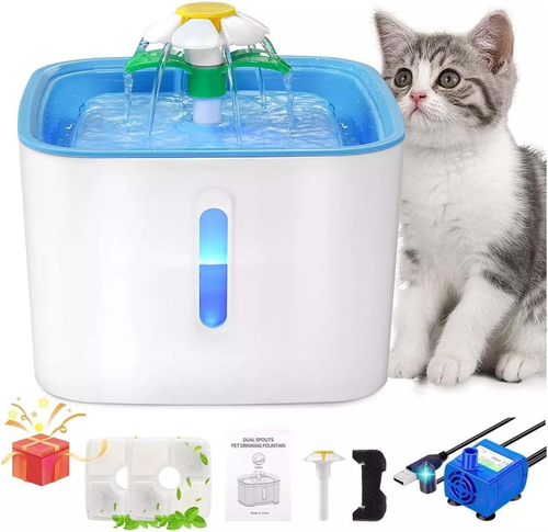 2.5L Cat Water Fountain Ultra Silent Pet Fountain,Smart Automatic Drinking Fount - Picture 2 of 8