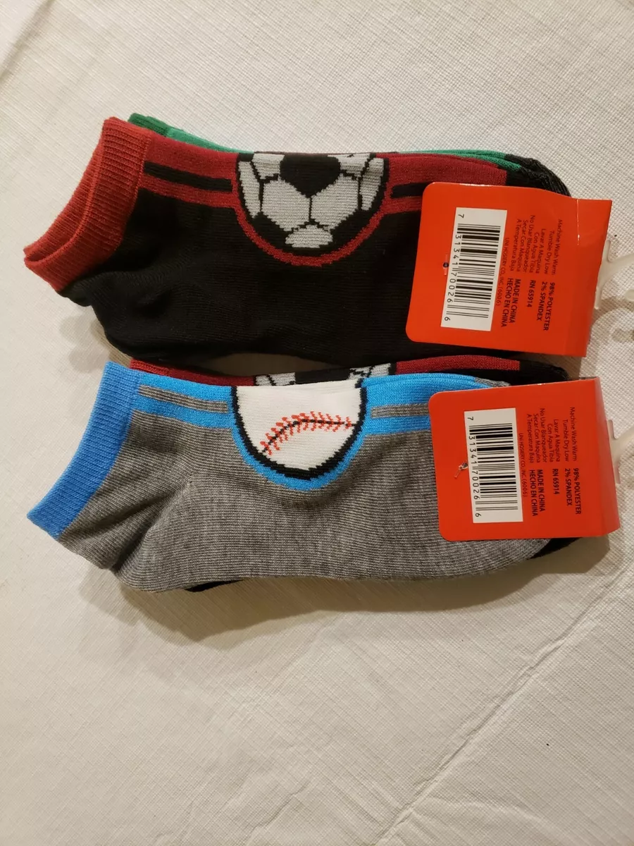 Power Club Stripped Soft & Stretchy Socks Young Boys, Men Size 6-8