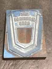 Vintage 1920’s 5x3.5in The Marriage Bond Printing Block