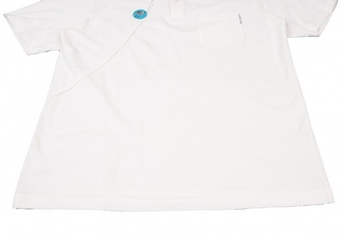 ISSEY MIYAKE MEN Switching Patch Polo Shirt Size 4(K-137597) - Picture 8 of 12