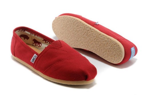 Zapatos sin cordones informales planos de lona lisa mocasines de ocio TOM para mujer y hombre - Imagen 2 de 26