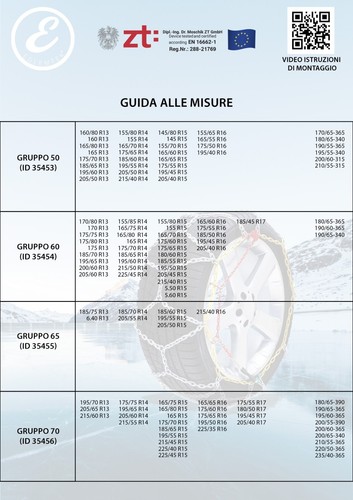 Catene neve auto metallo 9 mm omologate TUV GS Onorm montaggio rapido gruppo 110 - Foto 4 di 7