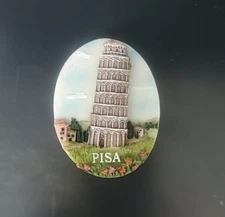 Leaning Tower Pisa Italy 3D Resin Fridge Magnet Souvenir Tourist Refrigerator