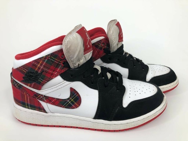 plaid jordan 1