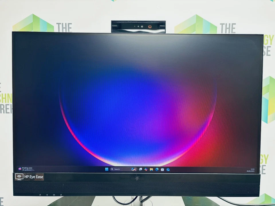 HP E24mv G4 Monitor - 24" FHD 1920 x 1080 Conferencing Speakers & Webcam + Stand - Image 4 of 4