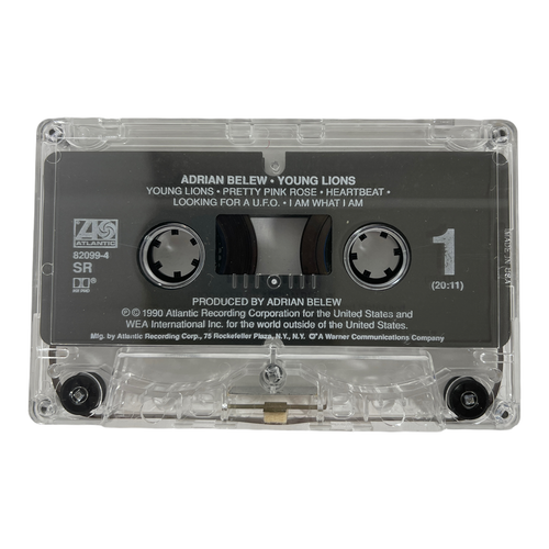 Adrian Belew – Young Lions Cassette Tape 1990 Atlantic – 82099-4 - Picture 2 of 2
