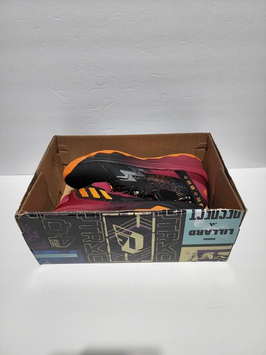 Adidas Dame 8 Lillard CNY Basketball Shoes Black Maroon GW1816 Men’s Sz 8 WMN 9 - Picture 12 of 12