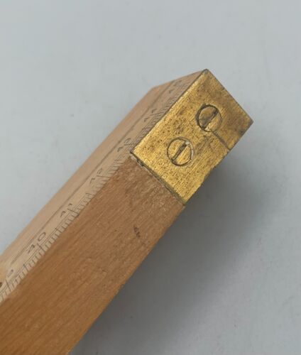 Vintage "Peoples Republic of China" Wooden Ruler & Level - 18 inches (45 CM) - Picture 6 of 7