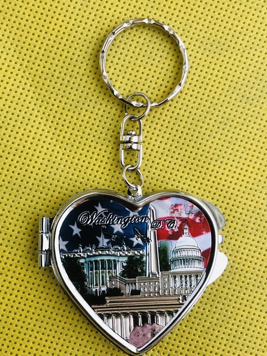 ☆nff☆ heart row mirror keyringwhite nff1 s-l1200.jpg