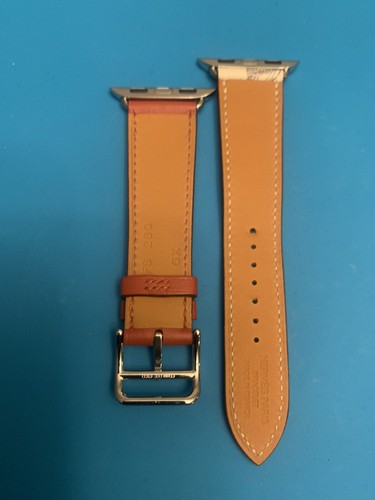 Hermès Cinturino Orologio Singolo Tour Mattoni/Calcestruzzo Veloce Pelle 40 mm - Foto 4 di 11