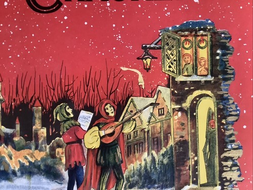 1 Genuine Vintage Batger’s Cracker Label Advertising “Merry Yule Tide” Large - Picture 5 of 11