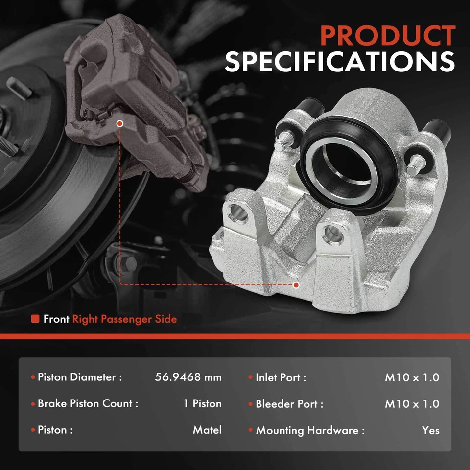Pinza de freno delantera derecha BMW X3 F25 2011 2012-2017 X4 F26 2015-2018 Foto 2 de 4