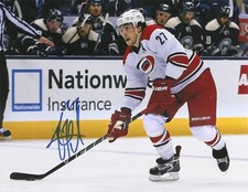 Justin Faulk Carolina Hurricanes Signed Auto 8x10 PHOTO