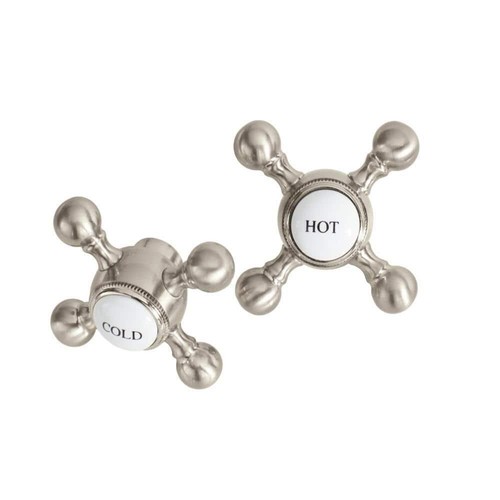 Water Creation Widespread Bathroom Faucet 8" Brushed Nickel W/ Pop-Up Drain - Picture 2 of 7