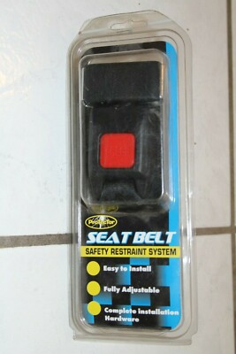 Carrand  90'' Black Seat Safety Belt, Seat Belt