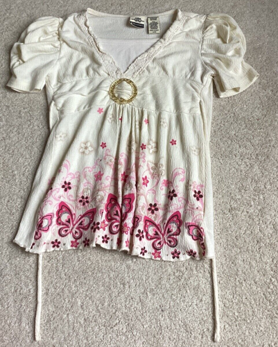 Girls LOT shirt shorts Rare Edition assorted brand Size 6 children's smoke free - Picture 4 of 11