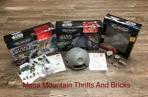 Micro Machines Star Wars riesiges Set Todesstern Eisplanet Hoth Rebel Forces Sets