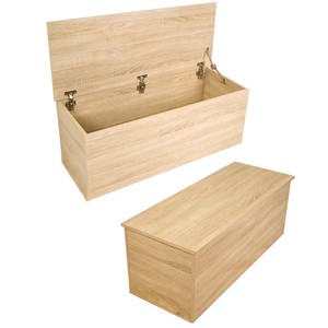 Beech Wooden Ottoman Storage Box Toys Bedding Blanket Organiser Image Is Loading Beech Wooden Ottoman Storage Box Toys Bedding Blanket